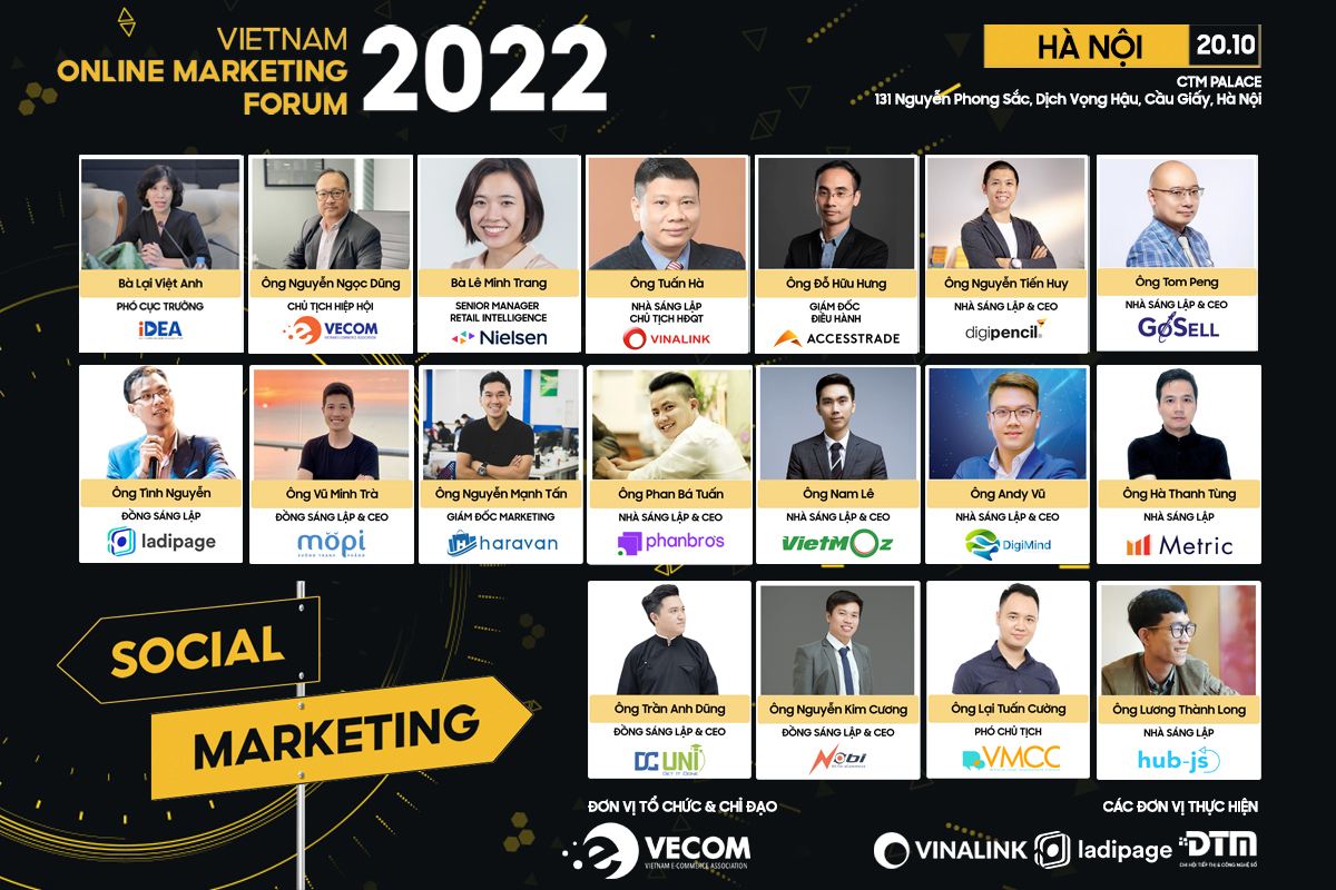 DIGIMIND GROUP X Vietnam Online Marketing Forum (VOMF) 2022 - SỰ KIỆN CHÍNH THỐNG VỀ TIẾP THỊ TRỰC TUYẾN LỚN NHẤT NĂM 2022