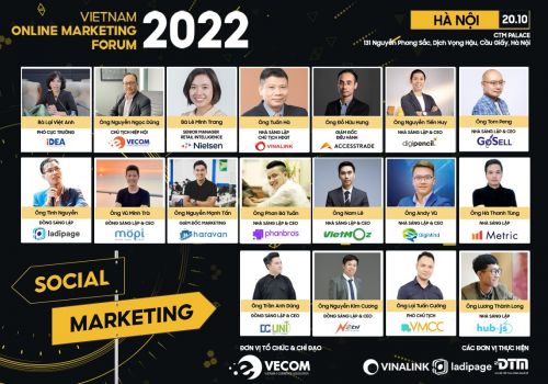 DIGIMIND GROUP X Vietnam Online Marketing Forum (VOMF) 2022 - SỰ KIỆN CHÍNH THỐNG VỀ TIẾP THỊ TRỰC TUYẾN LỚN NHẤT NĂM 2022